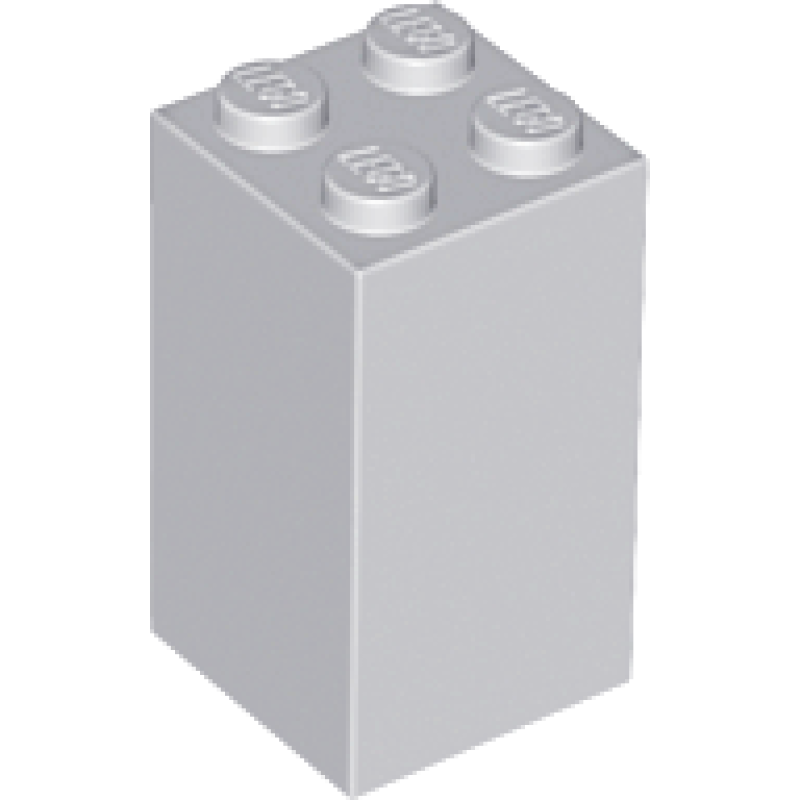 Steen 2x2x3 Light Bluish Gray